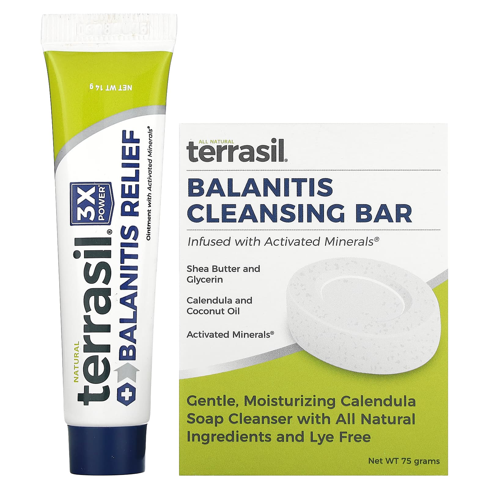 Terrasil-Serious Balanitis Relief 2 Product System-2 Piece Kit