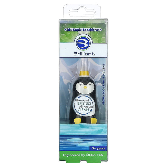 Baby Buddy-Brilliant-Kids Sonic Toothbrush-3+ Years-Penguin-1 Sonic Toothbrush