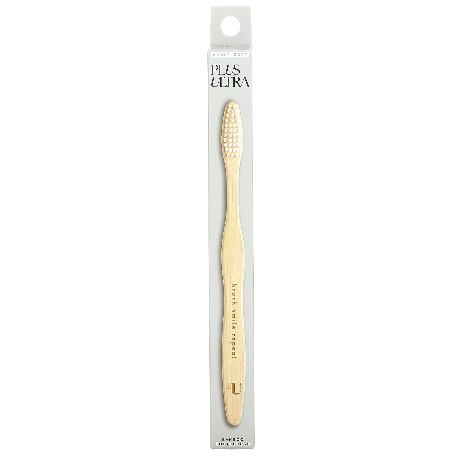 Plus Ultra-Bamboo Toothbrush-Brush Smile Repeat-Soft-Adult-1 Toothbrush