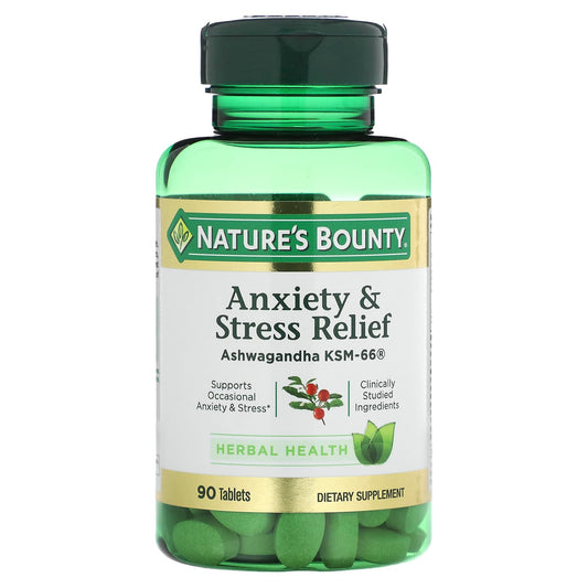 Nature's Bounty-Anxiety & Stress Relief-90 Tablets