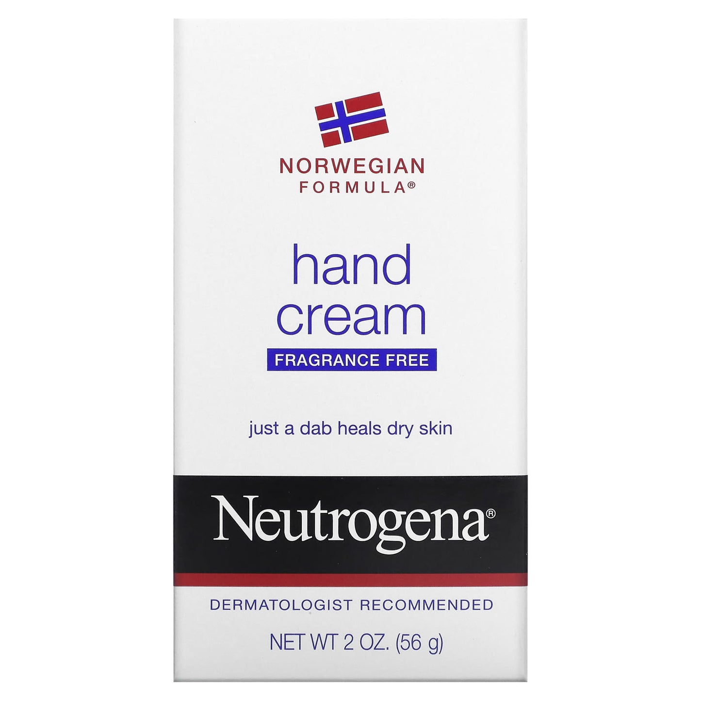 Neutrogena, Hand Cream, Fragrance Free, 2 oz (56 g)