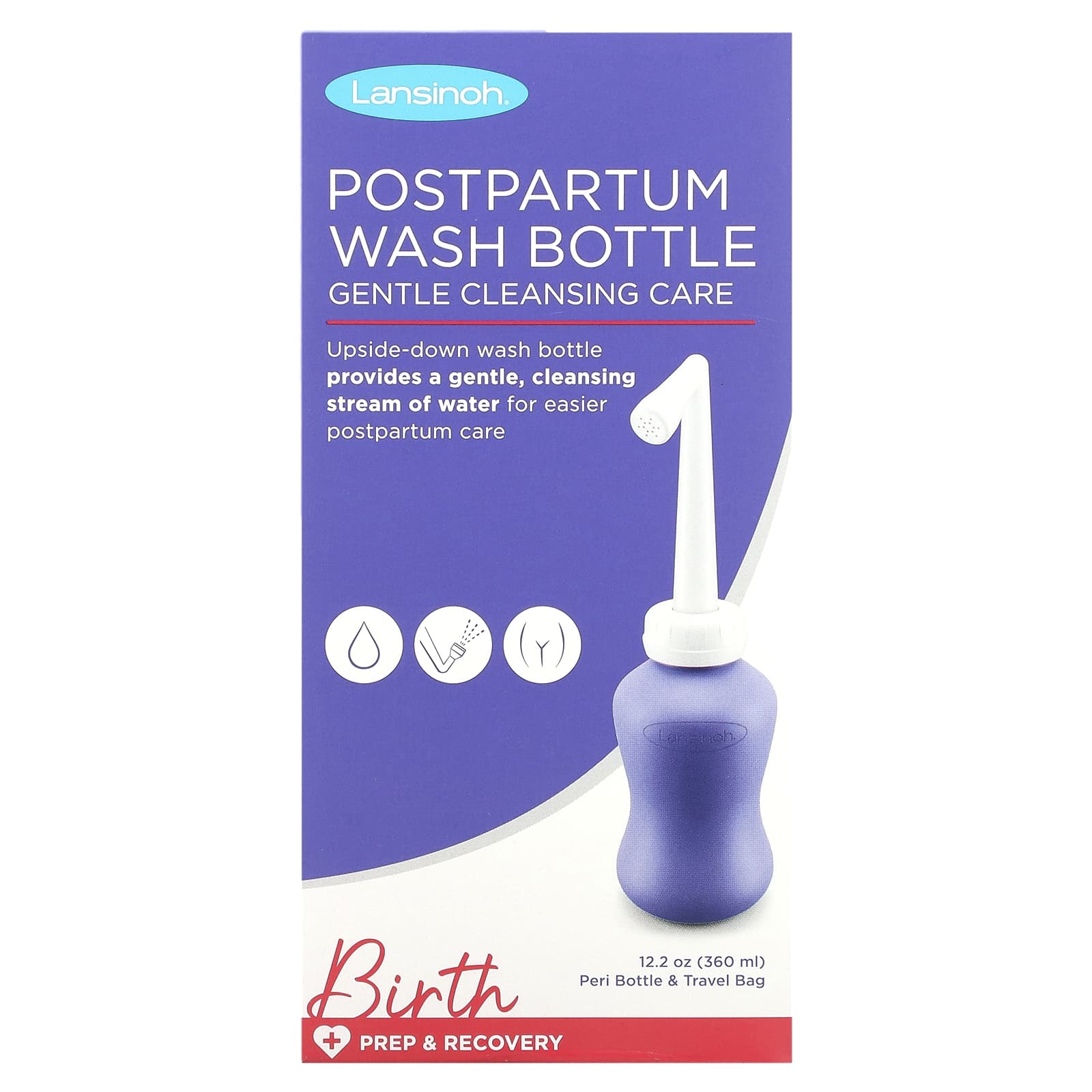 Lansinoh-Postpartum Wash Bottle-12.2 oz (360 ml)