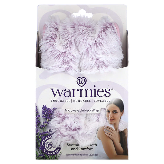 Warmies-Neck Wrap-Heatable-Marshmallow Lavender-1 Wrap