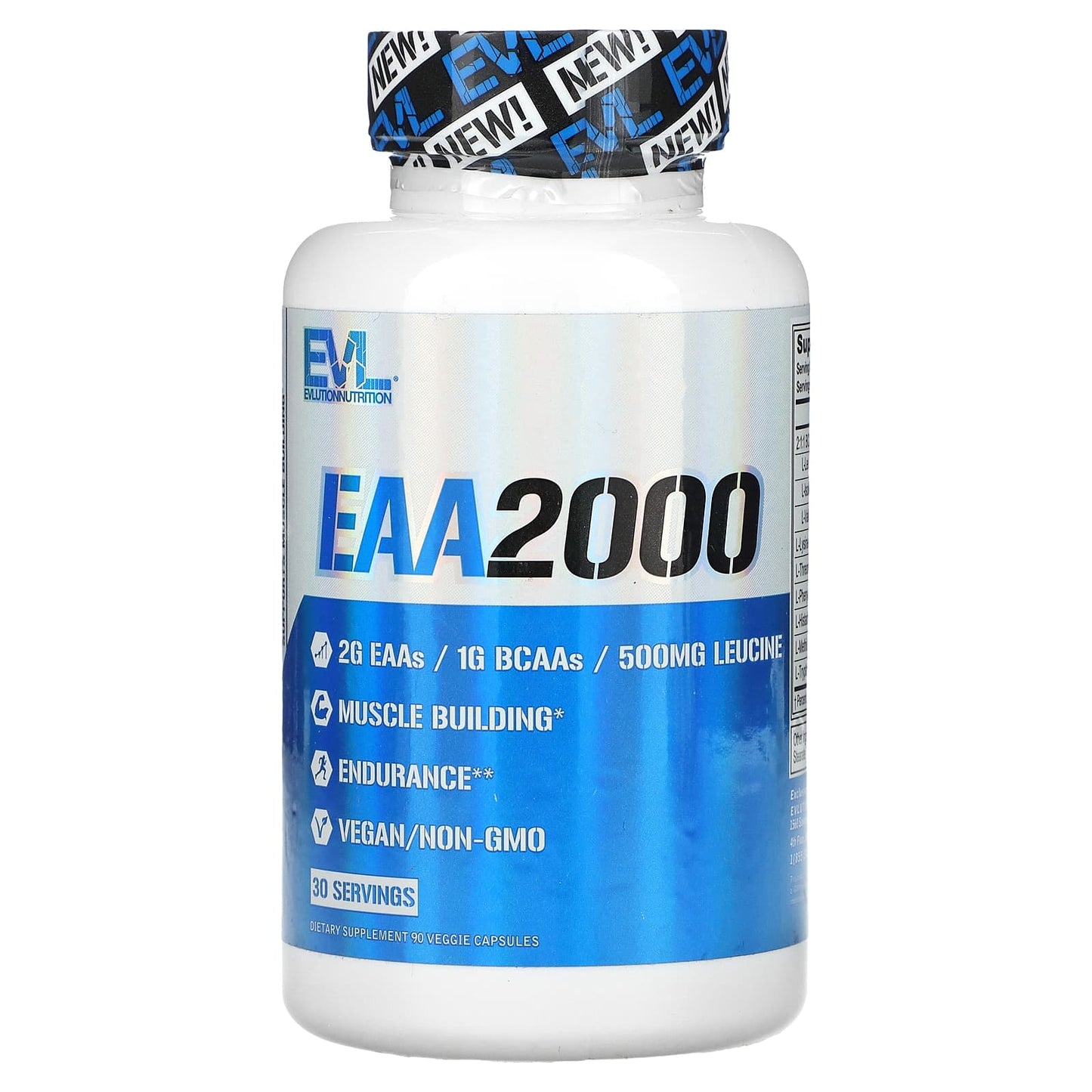 EVLution Nutrition-EAA2000-90 Veggie Capsules