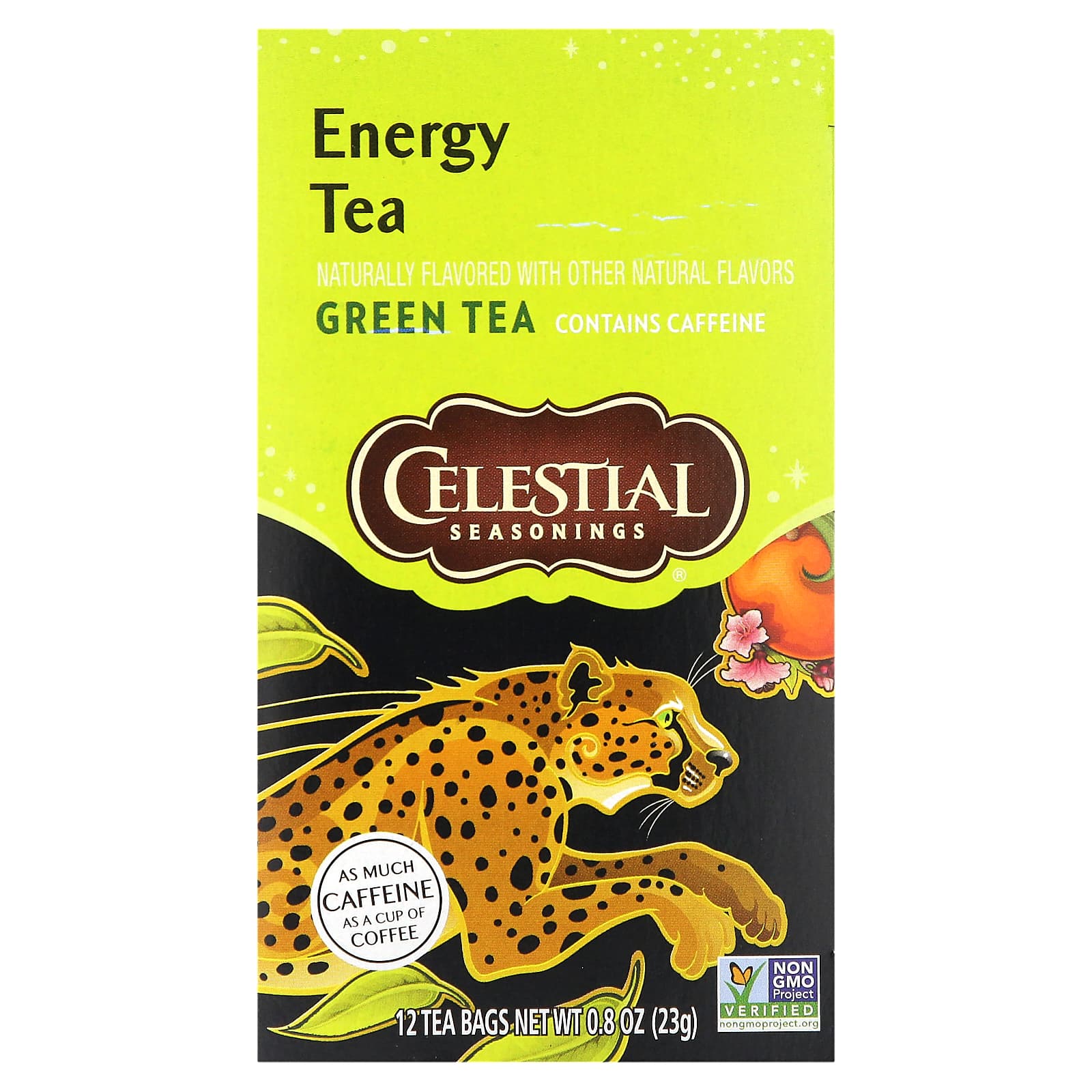 Celestial Seasonings-Energy Tea-Green Tea-12 Tea Bags-0.8 oz (23 g) Each