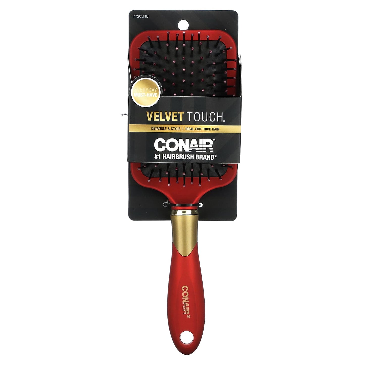 Conair, Velvet Touch, Paddle Hair Brush, 1 Brush