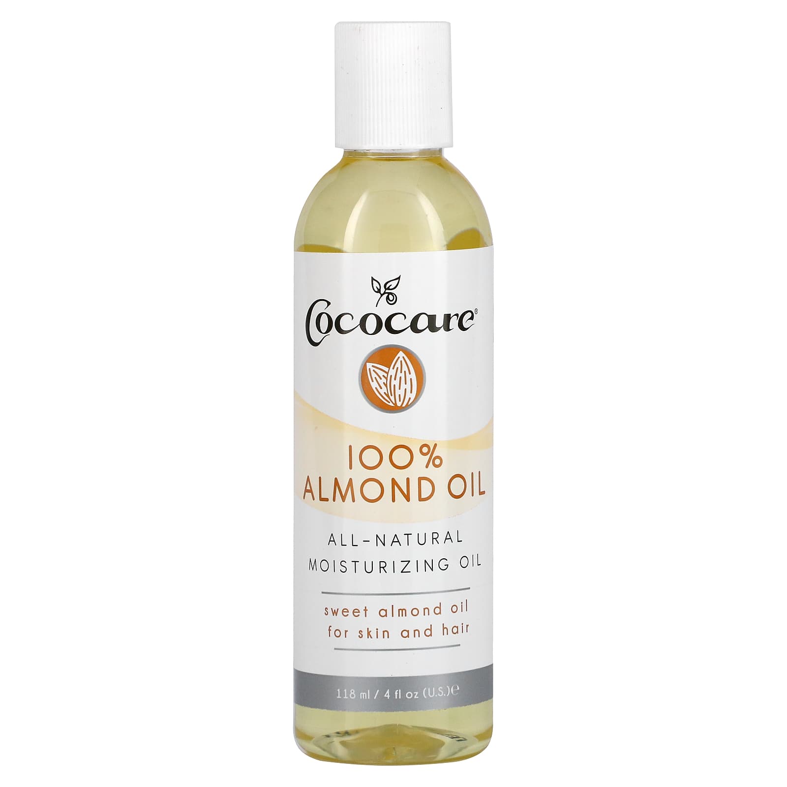 Cococare-100% Almond Oil-4 fl oz (118 ml)