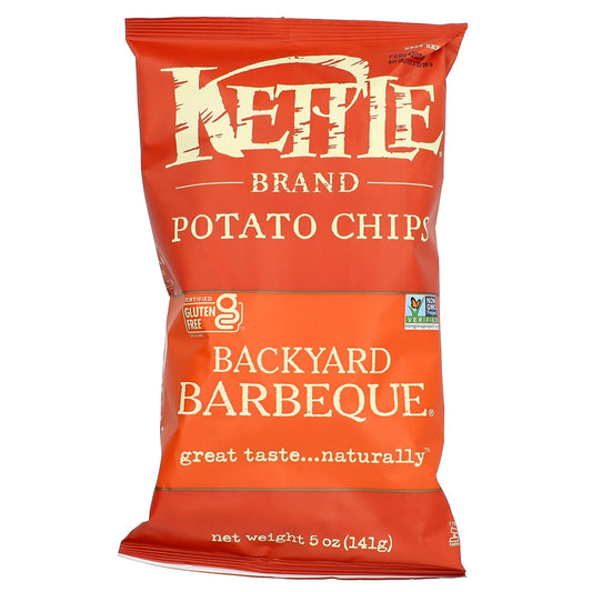 Kettle Foods-Potato Chips-Backyard Barbeque-5 oz (141 g)