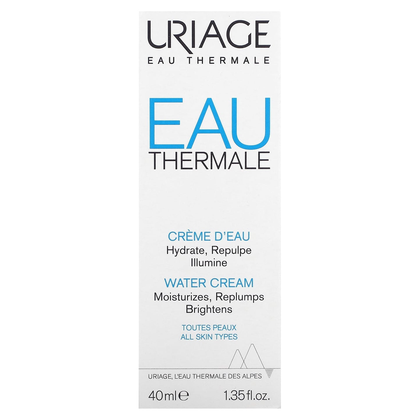 Uriage, Eau Thermale, Water Cream, 1.35 fl oz (40 ml)