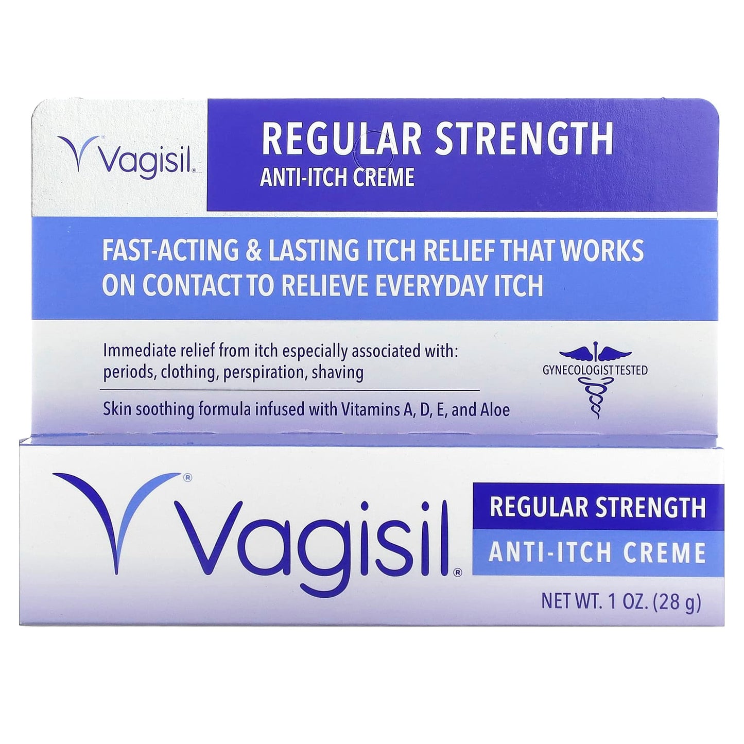 Vagisil-Anti-Itch Creme-Regular Strength-1 oz (28 g)