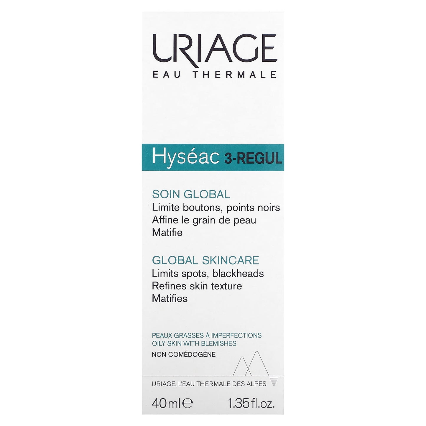 Uriage, Hyséac 3-Regul, 1.35 fl oz (40 ml)