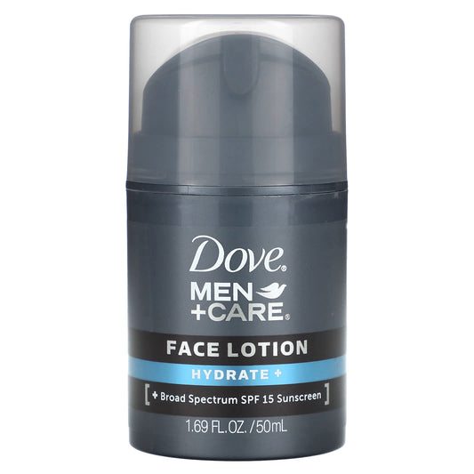 Dove-Men + Care-Face Lotion-Hydrate +-SPF 15-1.69 fl oz (50 ml)