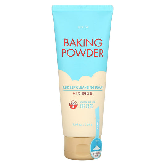 Etude-Baking Powder-B.B Deep Cleansing Foam-5.64 oz (160 ml)