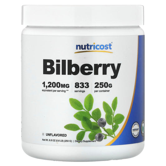 Nutricost-Bilberry Powder-Unflavored-8.8 oz (250 g)