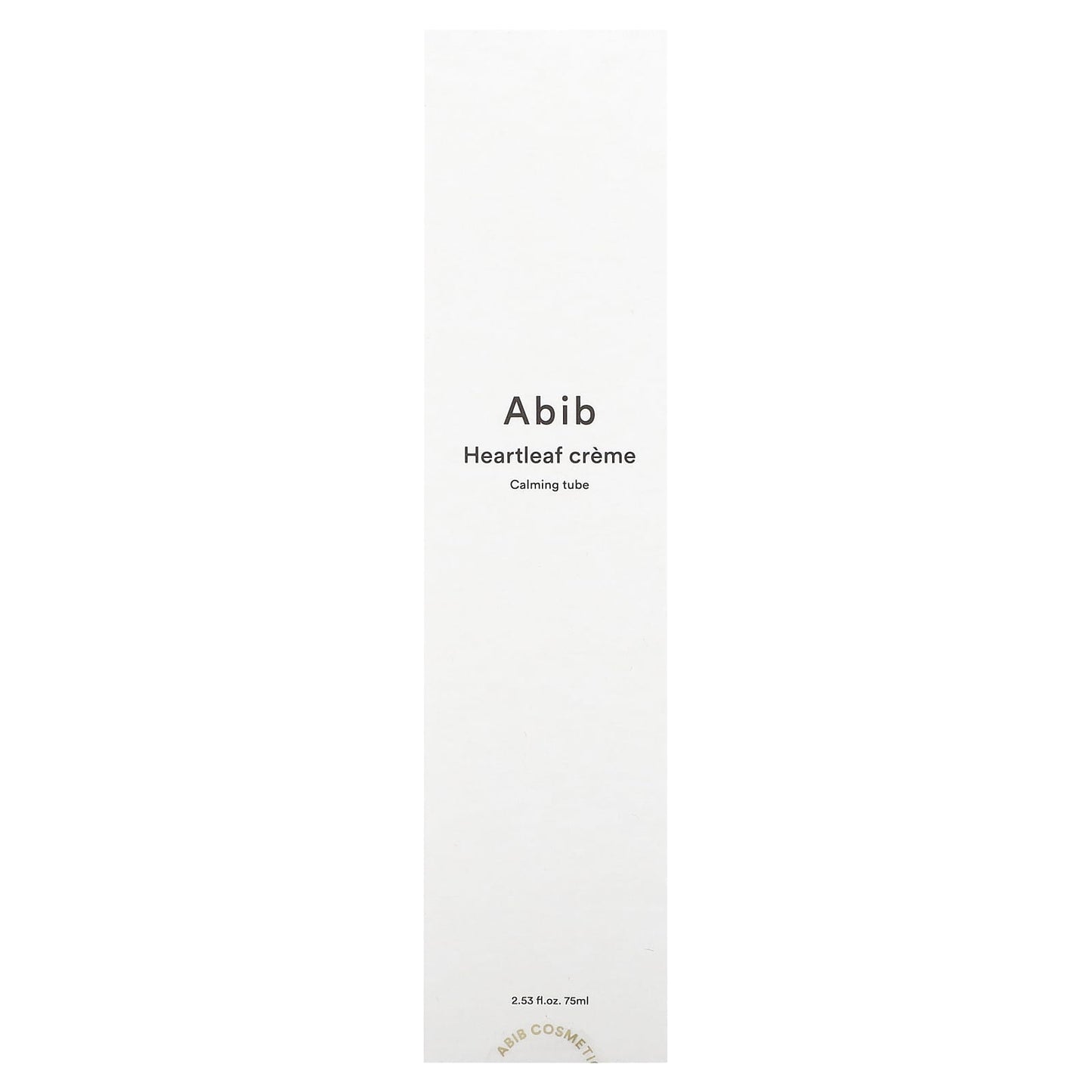 Abib, Heartleaf Cream, 2.53 fl oz (75 ml)