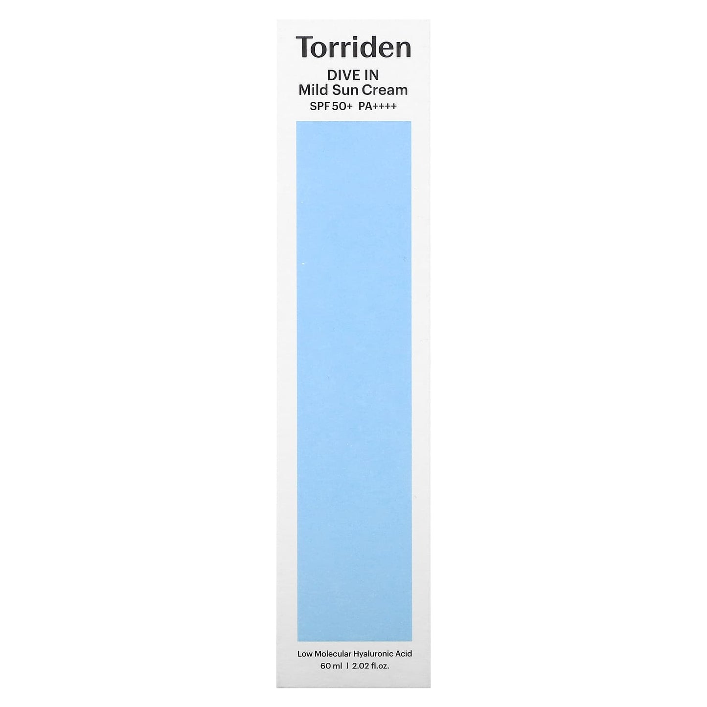 Torriden, Dive In Mild Sun Cream, SPF 50+ PA++++, 2.02 fl oz (60 ml)