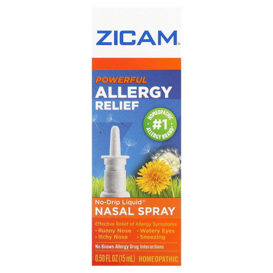 Zicam-Powerful Allergy Relief-No Drip Liquid Nasal Spray-0.5 fl oz (15 ml)