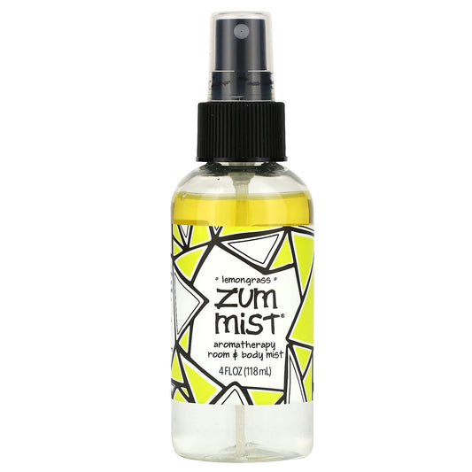 ZUM-Zum Mist-Aromatherapy Room & Body Mist-Lemongrass-4 fl oz (118 ml)
