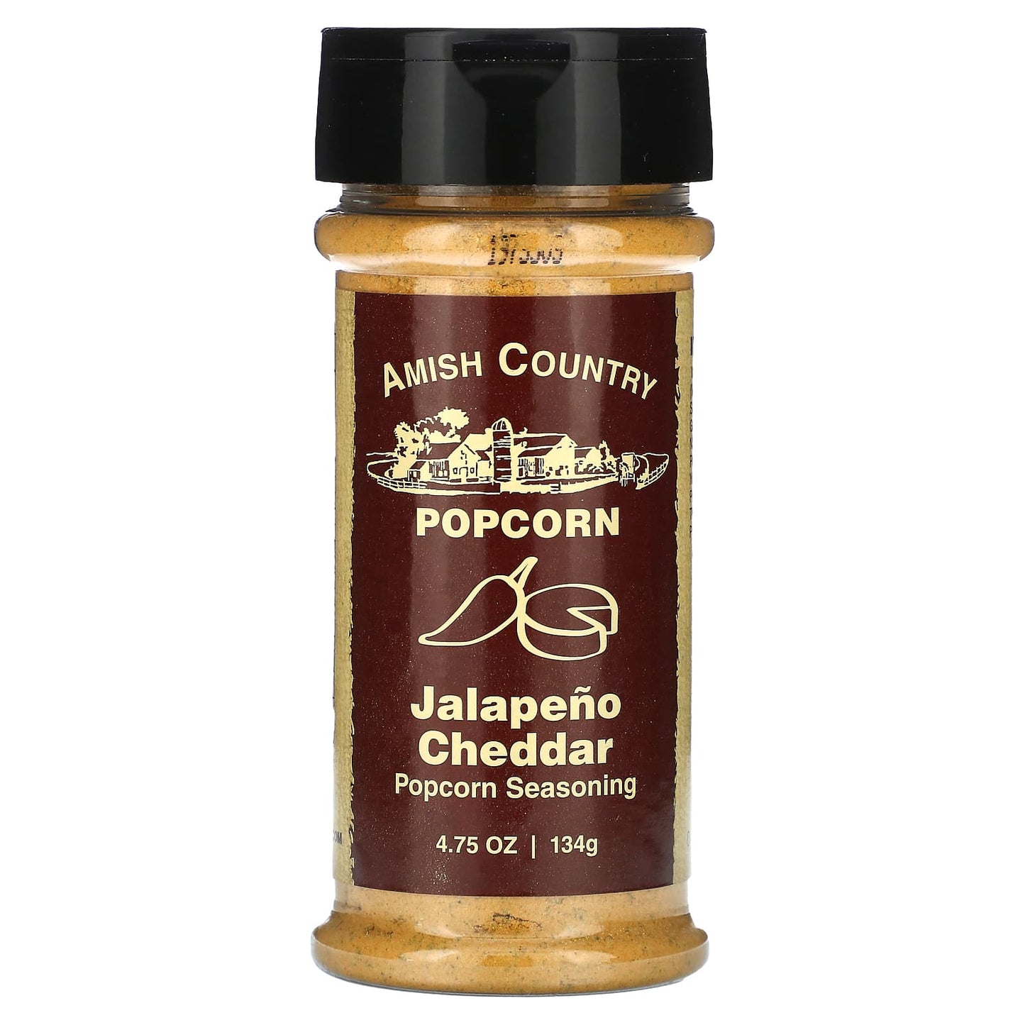 Amish Country Popcorn-Popcorn Seasoning-Jalapeño Cheddar-4.75 oz (134 g)