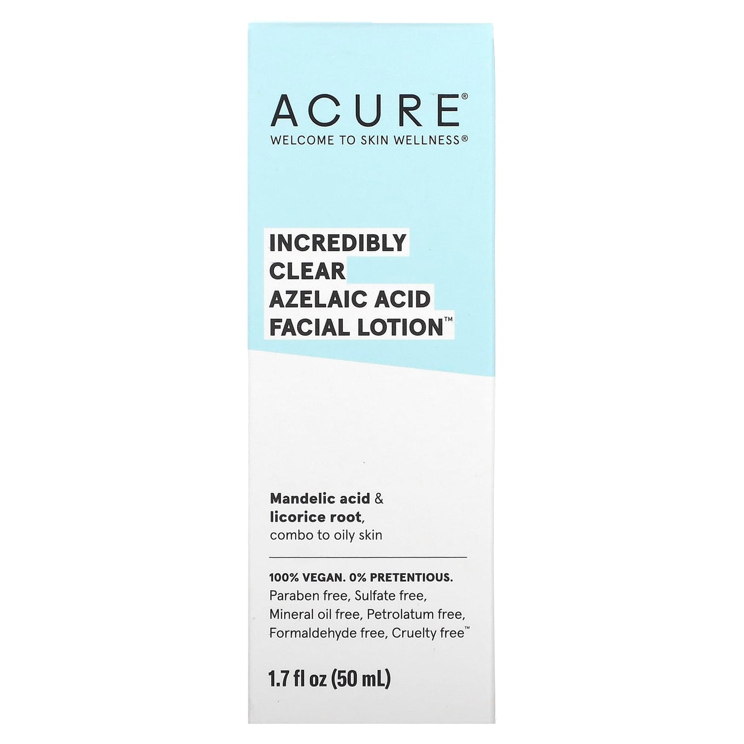 ACURE, Incredibly Clear Azelaic Acid Facial Lotion, 1.7 fl oz (50 ml)