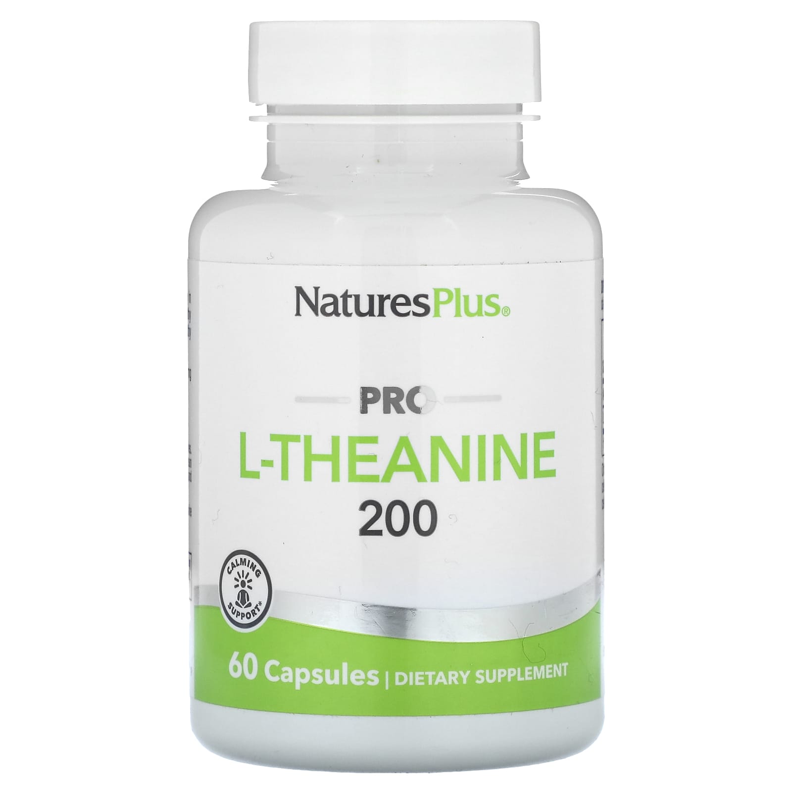 NaturesPlus-Pro L-Theanine 200-200 mg-60 Capsules