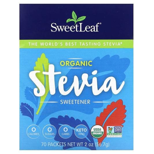 Wisdom Natural-Organic Stevia Sweetener-70 Packets-2 oz (56.7 g)