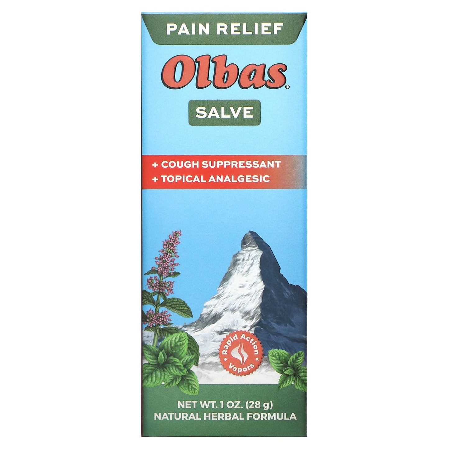 Olbas Therapeutic, Salve Pain Relief, 1 oz (28 g)