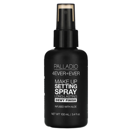 Palladio-4Ever + Ever-Makeup Setting Spray-Long-Lasting-Dewy Finish-3.4 fl oz (100 ml)