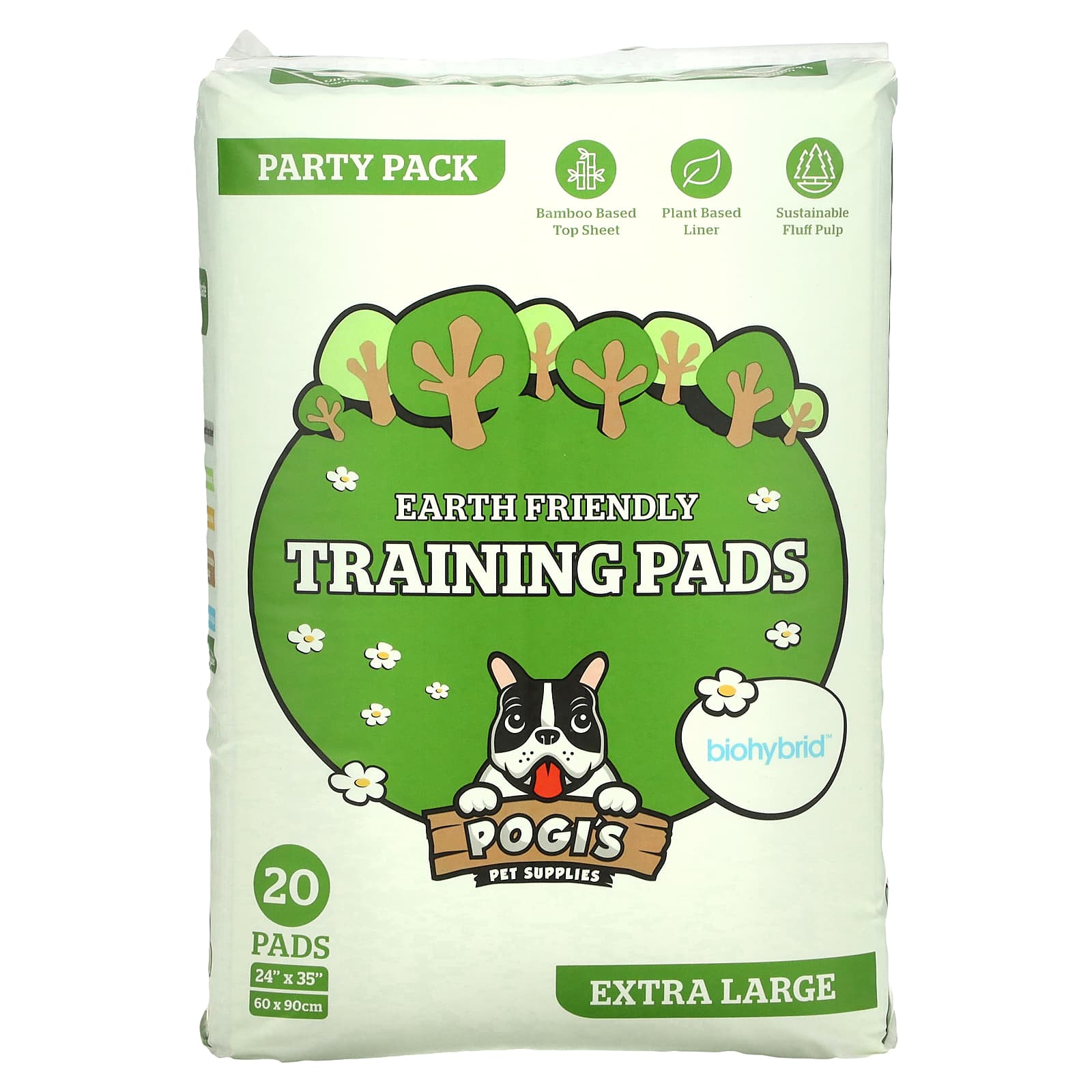 Pogi's Pet Supplies-Earth Friendly Training Pads-Extra Large-20 Pads