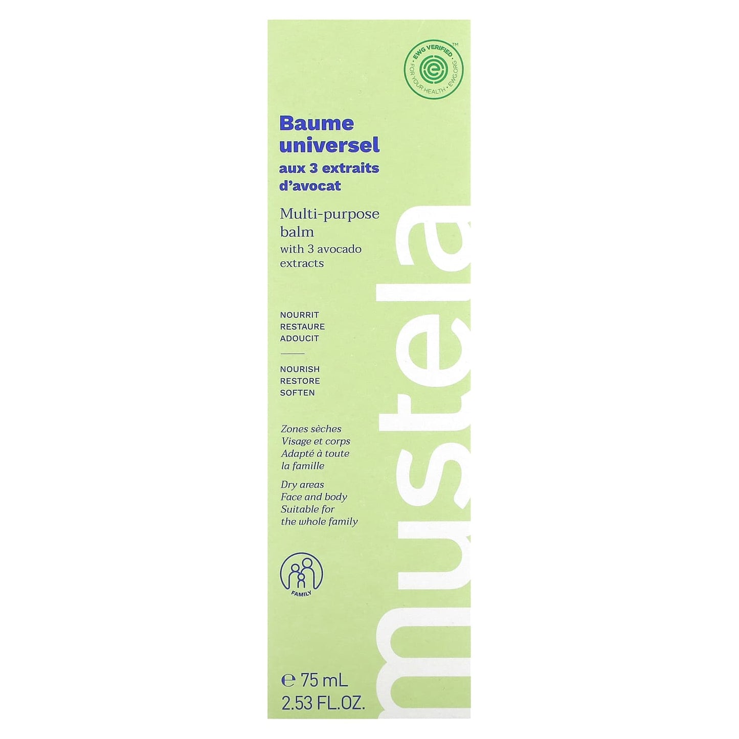 Mustela, Multi-Purpose Balm, 2.53 fl oz (75 ml)