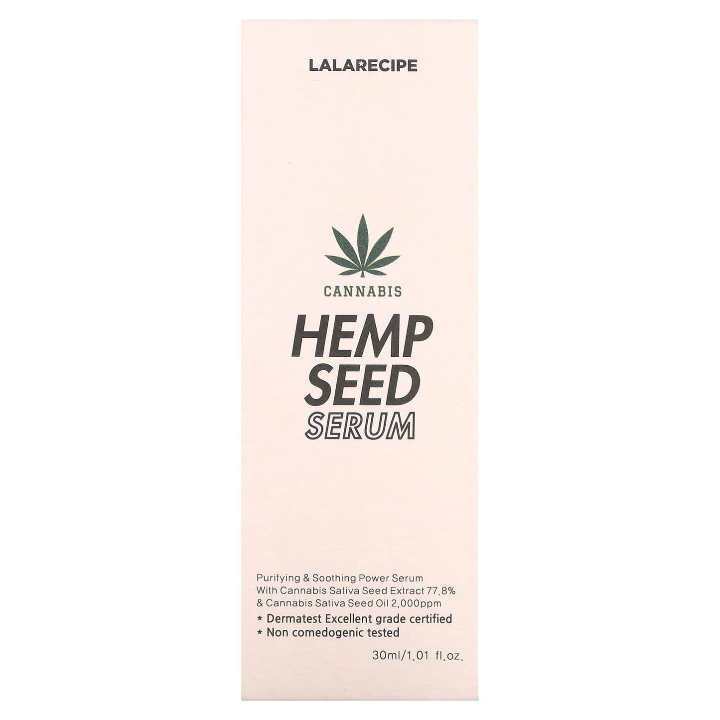 Lalarecipe, Cannabis, Hemp Seed Serum, 1.01 fl oz (30 ml)