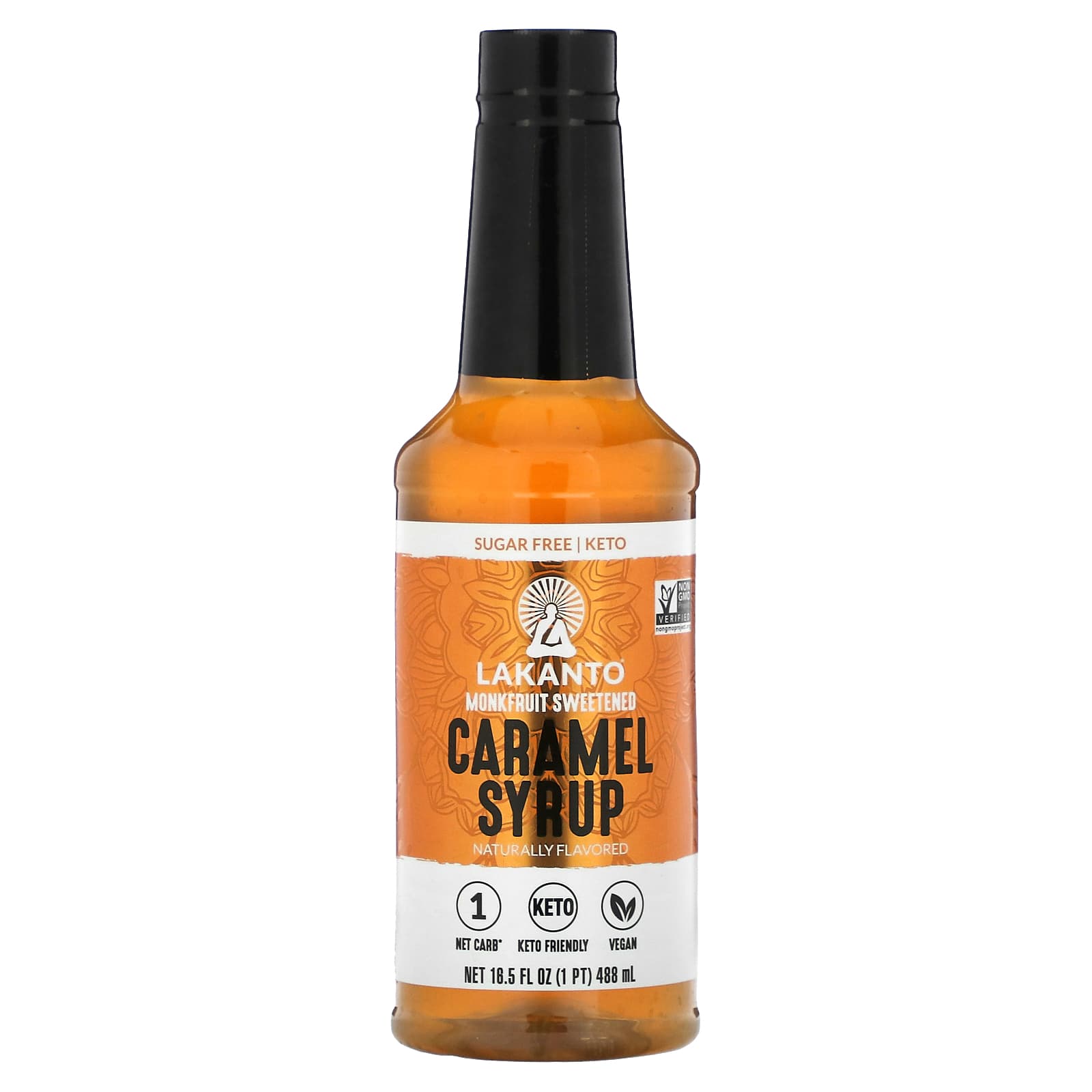 Lakanto-Caramel Syrup-16.5 fl oz (488 ml)