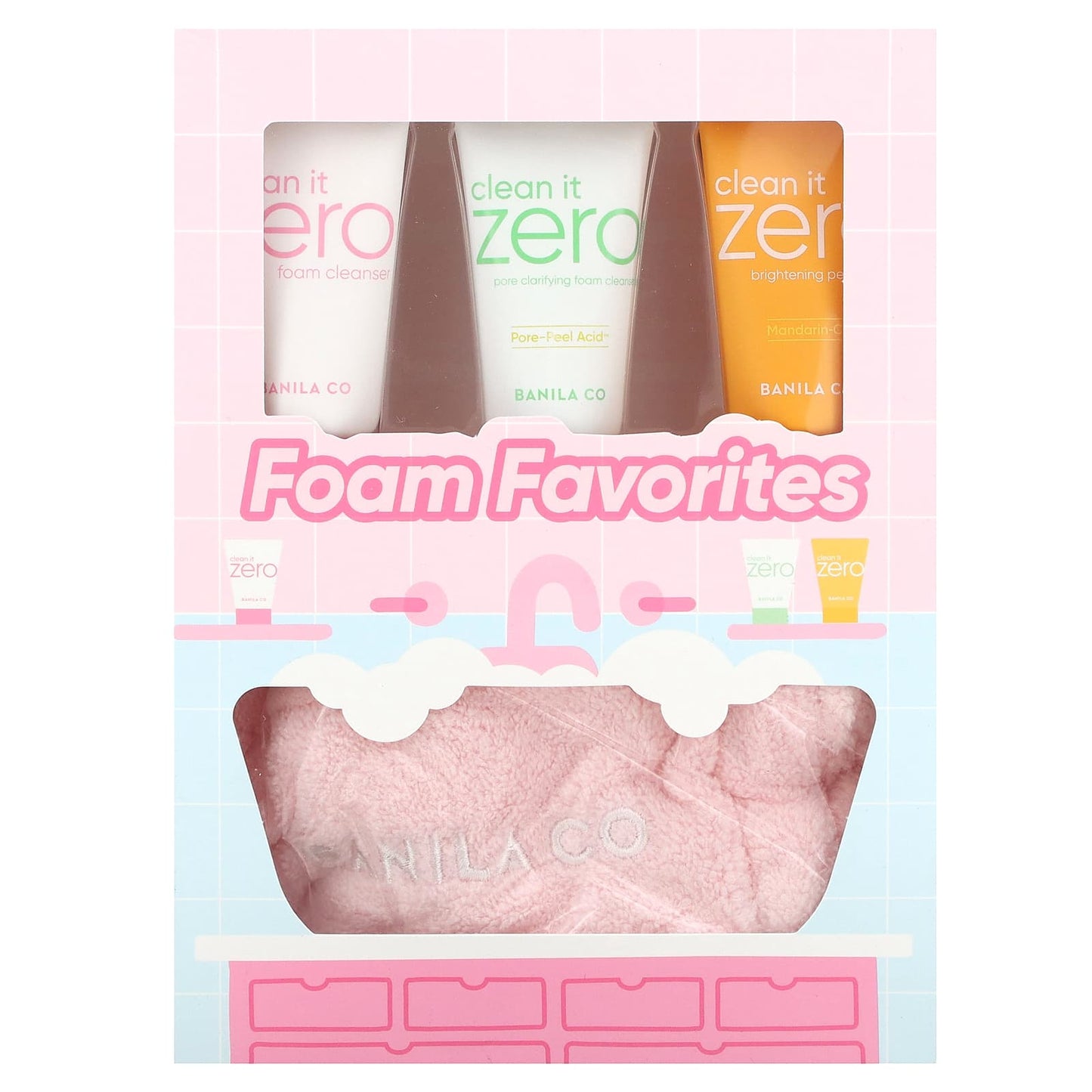 Banila Co, Clean It Zero, Foam Favorites, 4 Piece Set