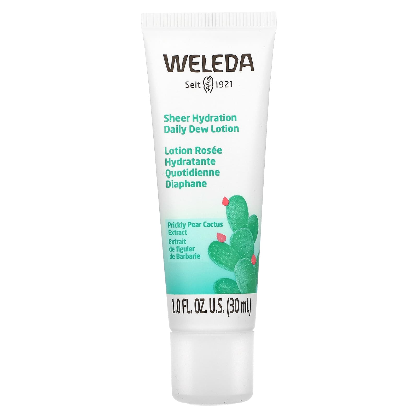 Weleda-Sheer Hydration-Daily Dew Lotion-Prickly Pear Cactus Extract-1 fl oz (30 ml)