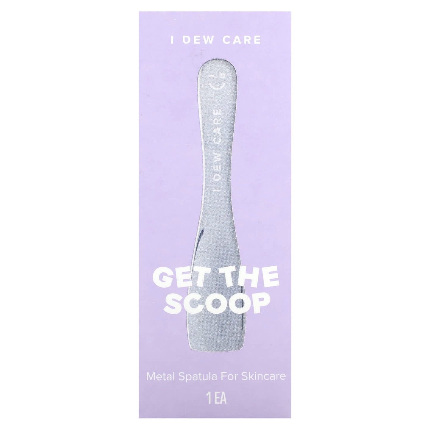 I Dew Care, Get the Scoop, Metal Spatula for Skincare, 1 Spatula