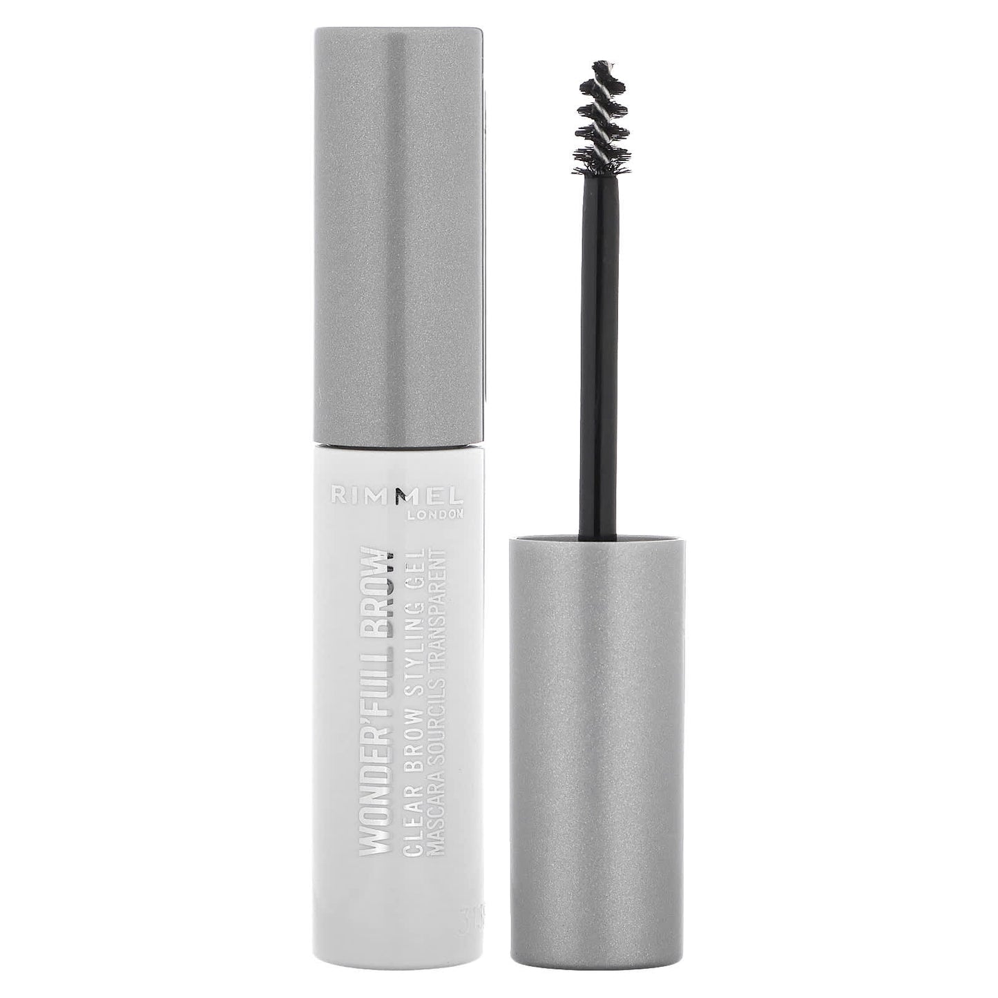 Rimmel London-Wonder'Full- Clear Brow Styling Gel Mascara-004 Clear-0.15 fl oz (4.5 ml)