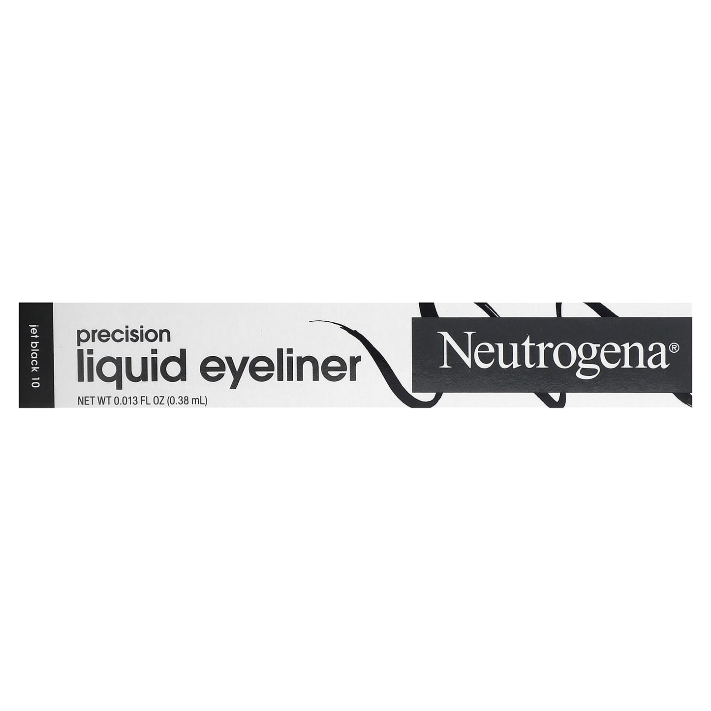 Neutrogena, Precision Liquid Eyeliner, Jet Black 10, 0.013 fl oz (0.38 ml)