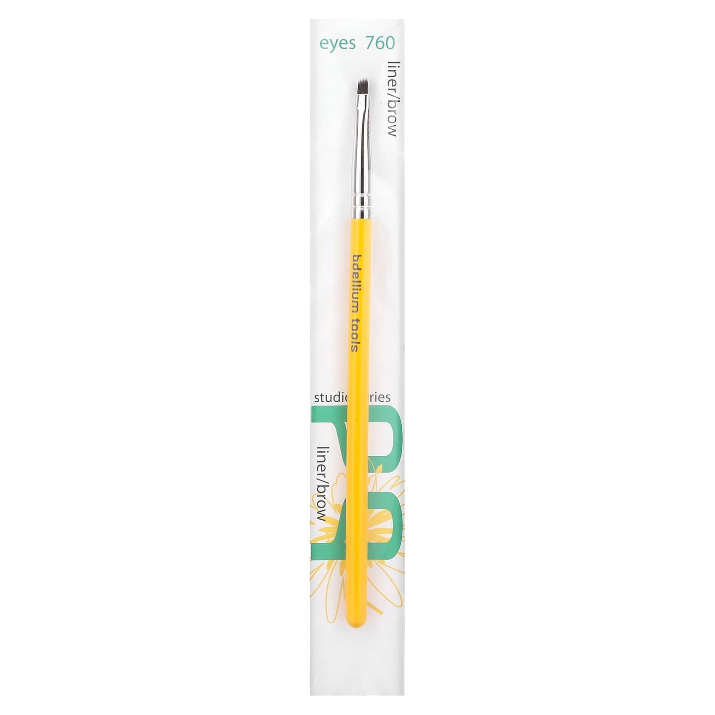 Bdellium Tools, Studio Series,  Liner/Brow Brush, Eyes 760, 1 Brush