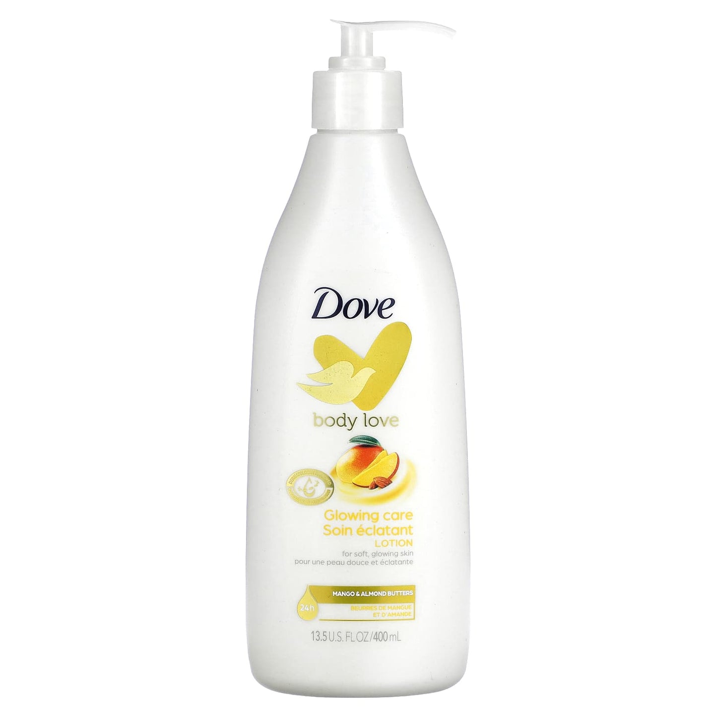 Dove-Glowing Care Lotion-Mango & Almond Butters-13.5 fl oz (400 ml)