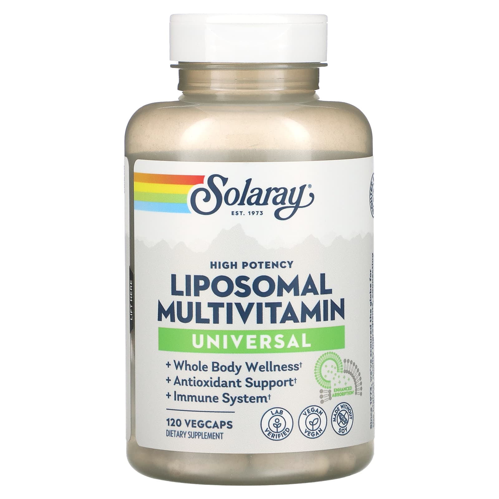 Solaray-Liposomal Multivitamin-Universal-120 VegCaps