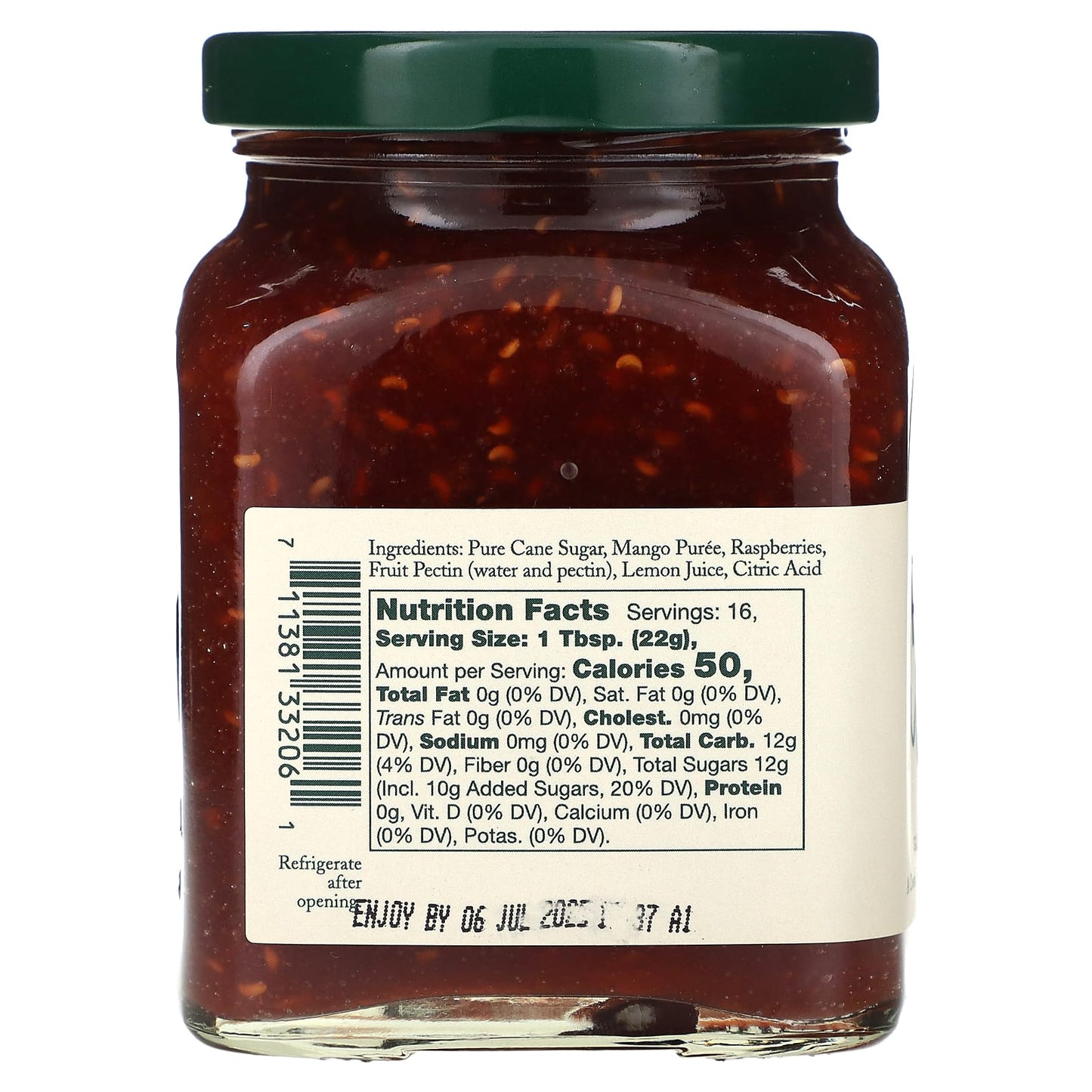 Stonewall Kitchen, Raspberry Mango Jam, 12.25 oz (347 g)