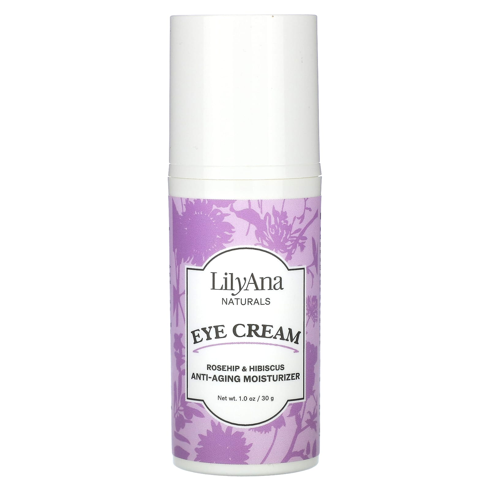 Lilyana Naturals-Eye Cream-Rosehip & Hibiscus-1 oz (30 g)