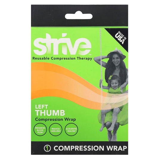 Strive-Left Thumb Compression Wrap-One Size Fits Most-1 Count