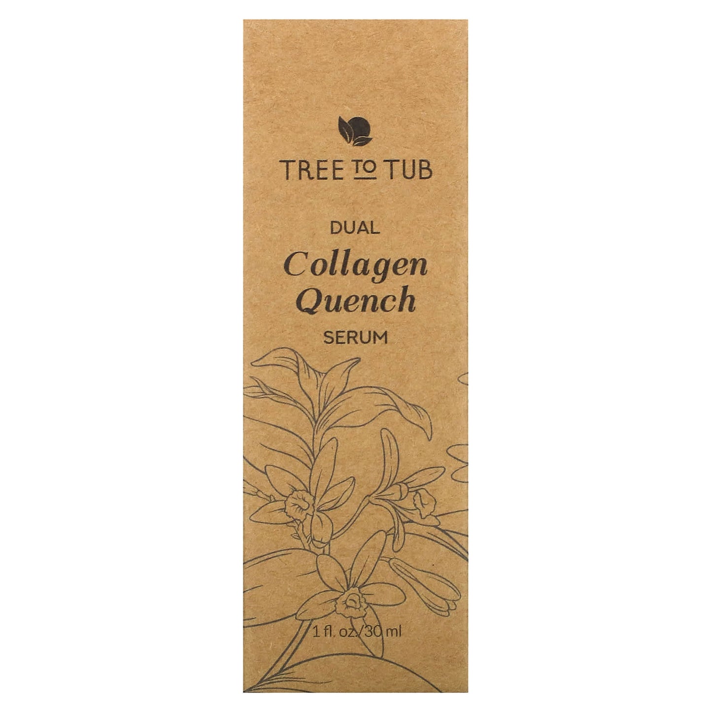 Tree To Tub, Dual Collagen Quench Serum, 1 fl oz (30 ml)