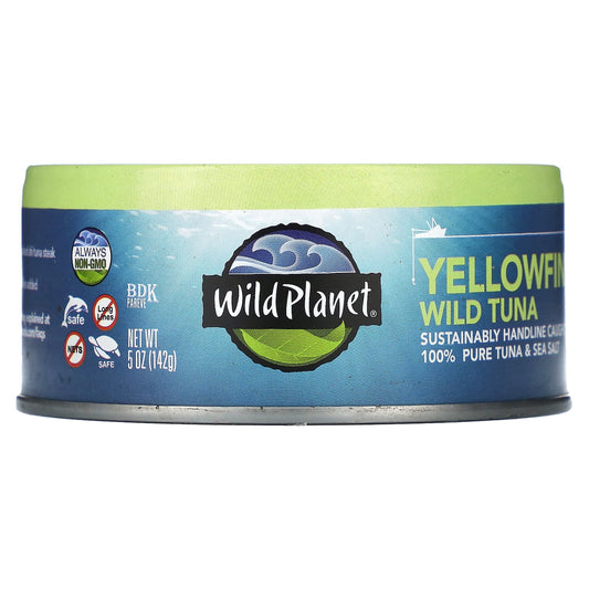 Wild Planet-Yellowfin Wild Tuna -5 oz (142 g)