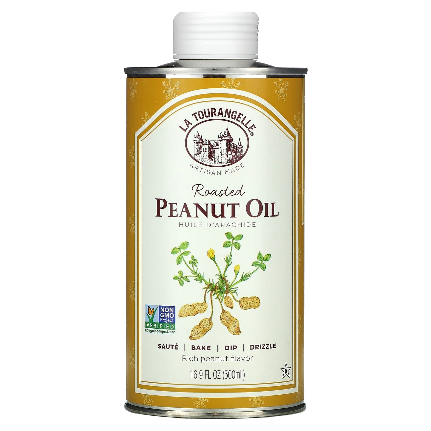 La Tourangelle-Roasted Peanut Oil-16.9 fl oz (500 ml)