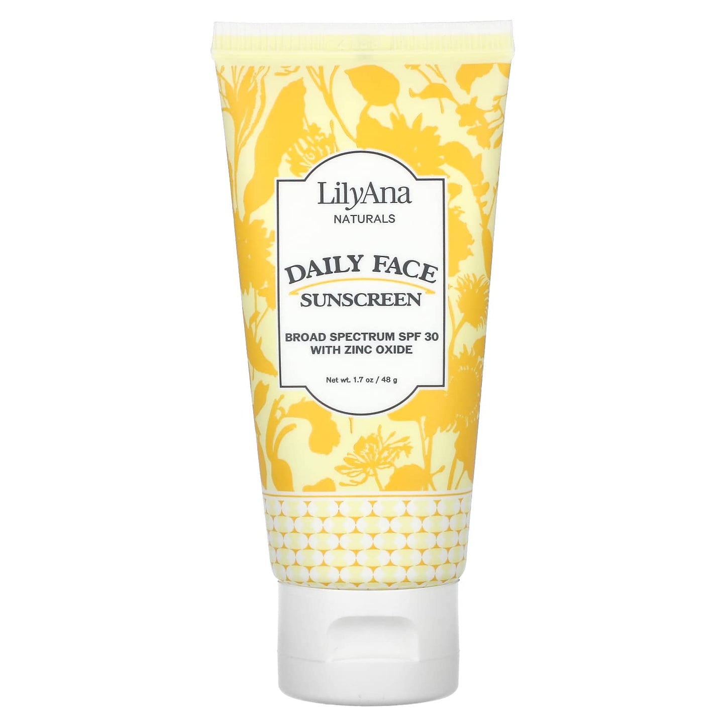 Lilyana Naturals-Daily Face Sunscreen-SPF 30 with Zinc Oxide-1.7 oz (48 g)