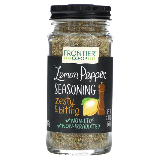 Frontier Co-op-Lemon Pepper Seasoning -2.08 oz (59 g)