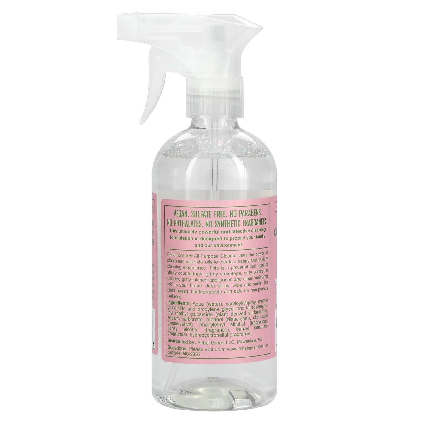 Rebel Green, All Purpose Spray, Pink Lilac, 16 fl oz (473 ml)