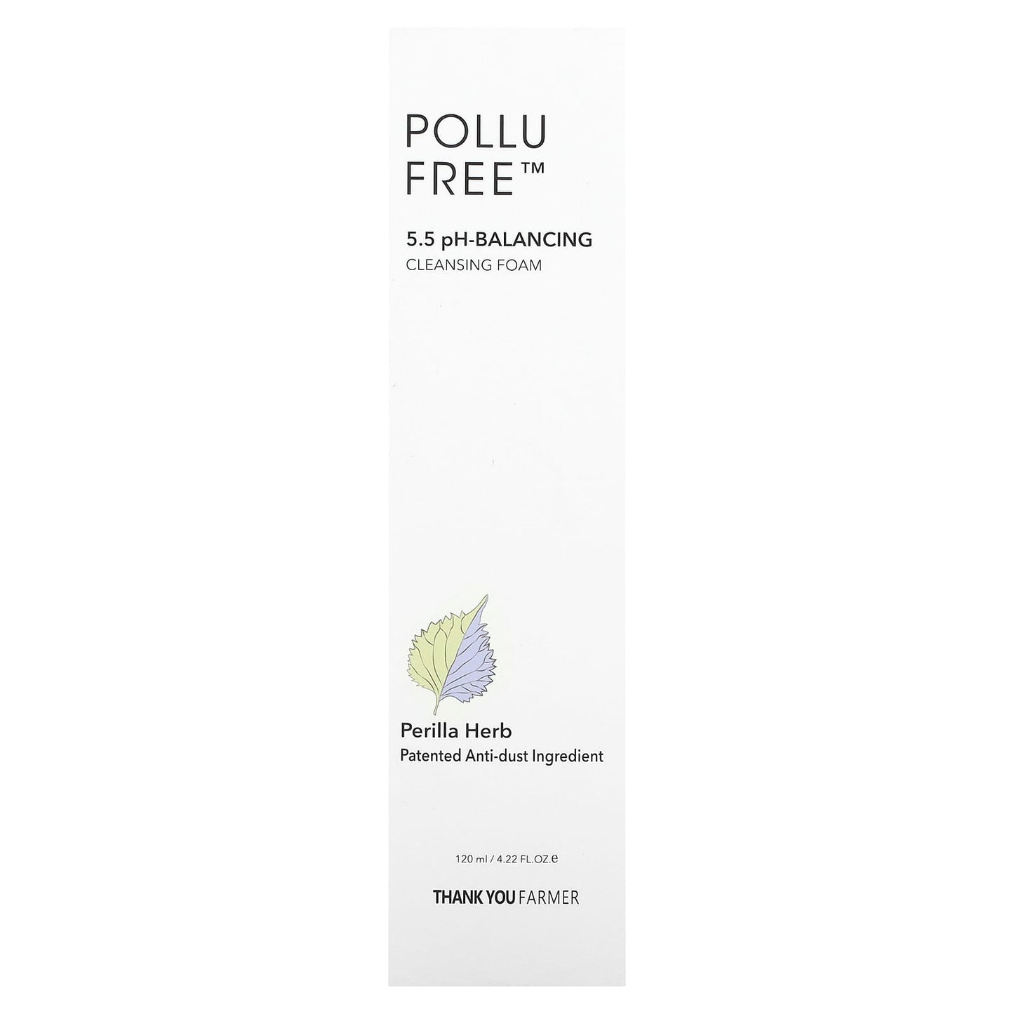 Thank You Farmer, Pollufree, 5.5 pH-Balancing Cleansing Foam, 4.22 fl oz (120 ml)